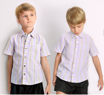 Boy shirt stripe style - Click Image to Close